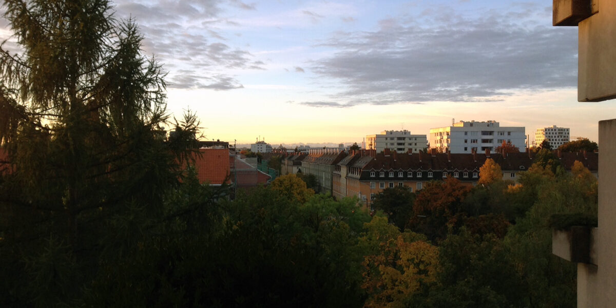 Zuhause auf dem Balkon