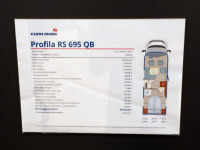 Euramobil Profila RS695 QB Grundriss