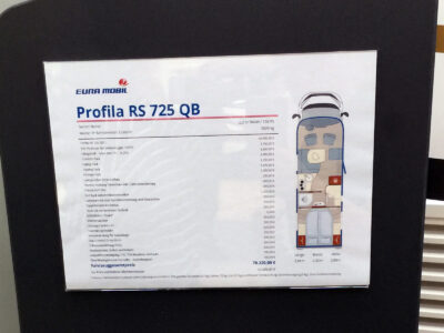 Euramobil Profila RS725 QB Grundriss