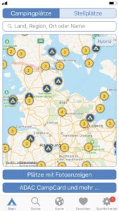 ADAC Camping App