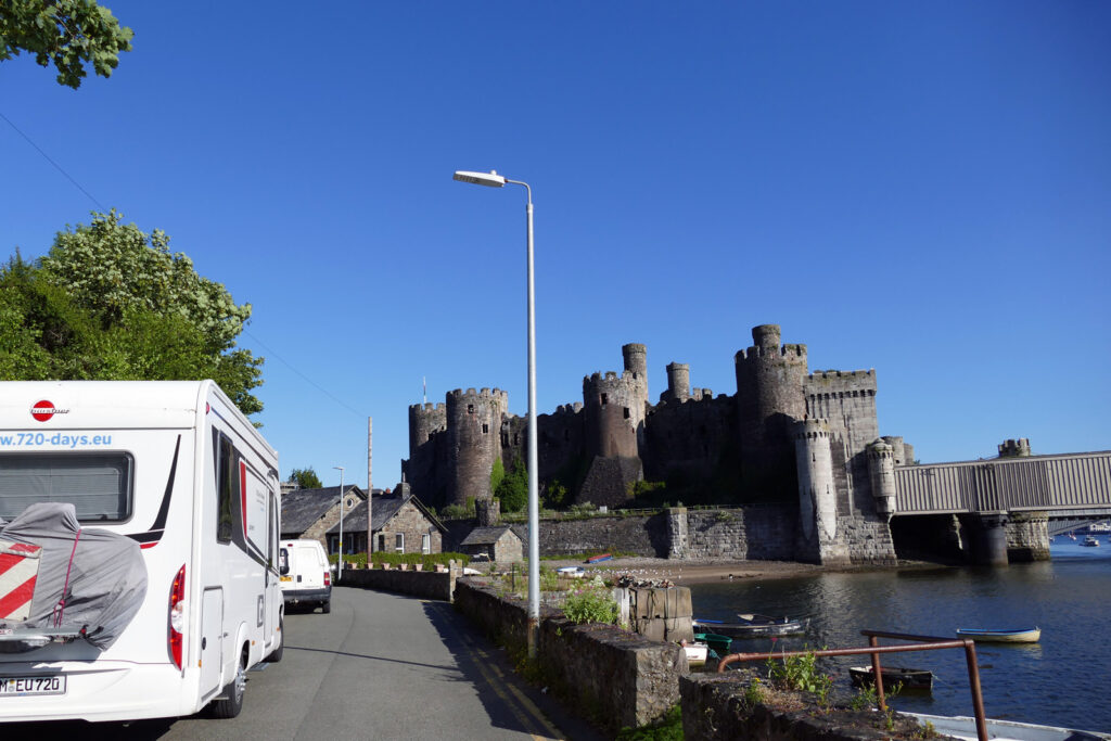 Blick auf Conwy Castle