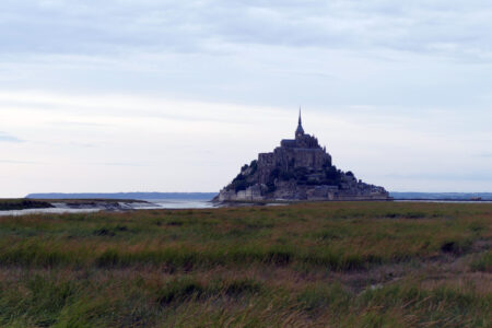 Sonnenuntergang am Mont Saint Michel