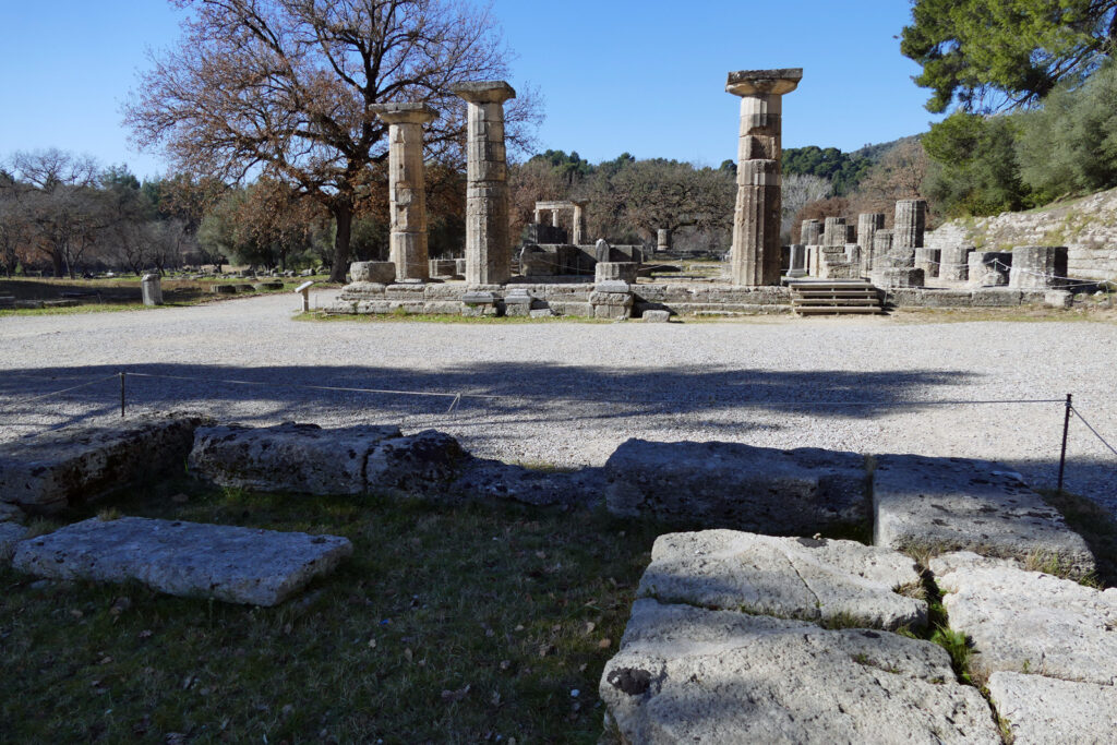 Tempel der Hera in Olympia