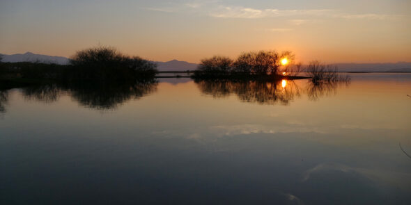 Sonnenuntergang am See