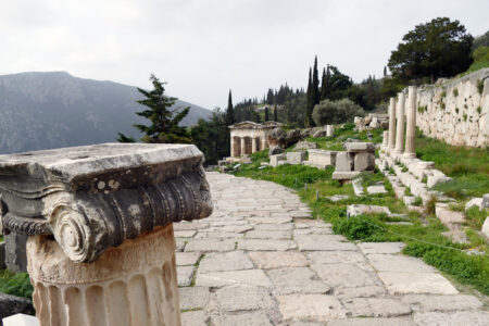 Schatzhaus der Athener in Delphi