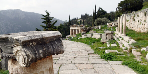 Schatzhaus der Athener in Delphi