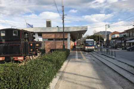 Zahnradbahn - Bahnhof Diakopto