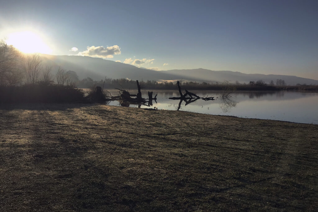 Sonnenaufgang am See