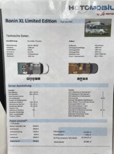 Hoto Mobil Ronin XL - Datenblatt